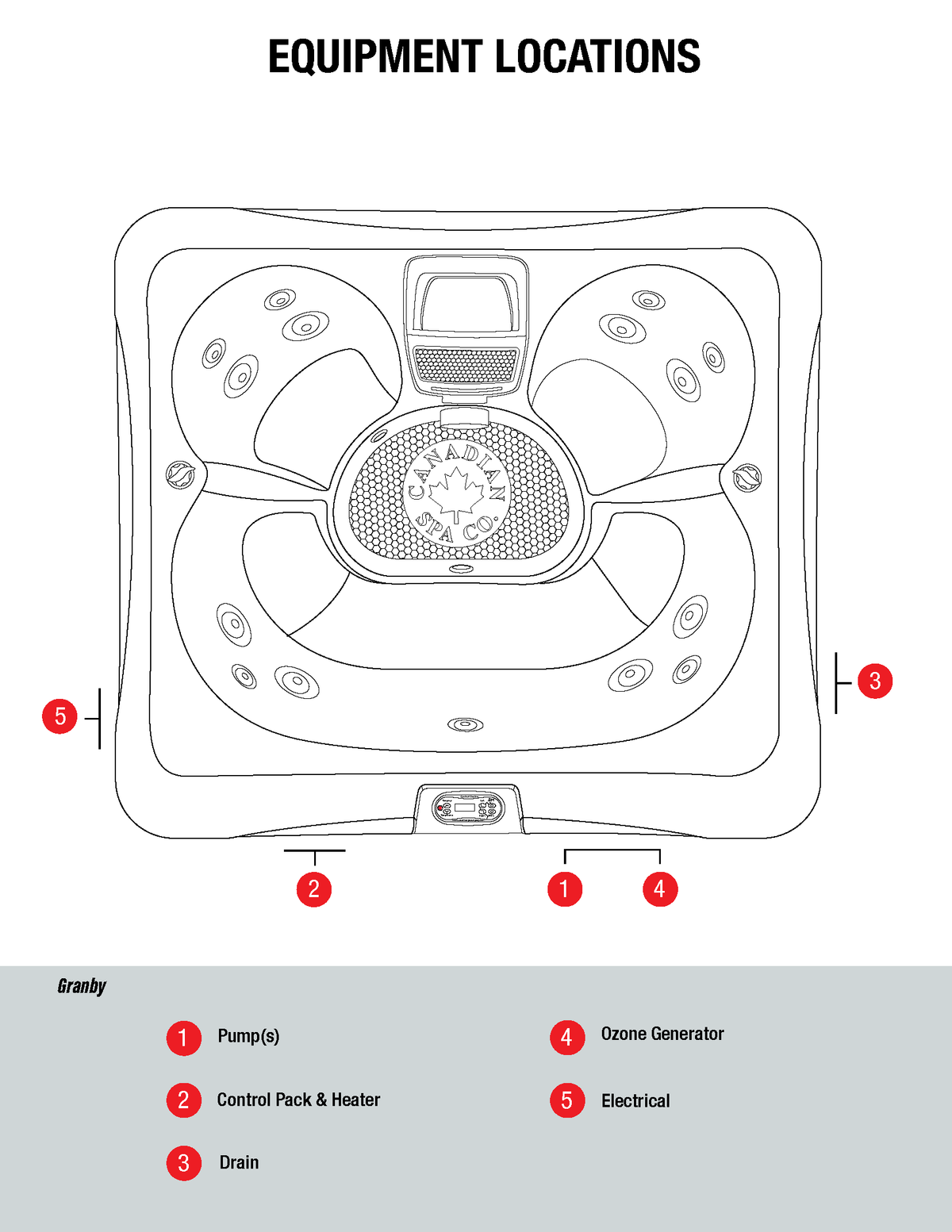 Canadian Spa Company Granby 4-Person 15-Jet Portable Hot Tub