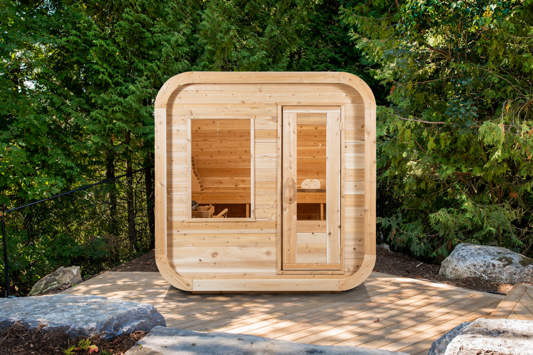 Dundalk Leisurecraft Canadian Timber Luna Barrel Sauna