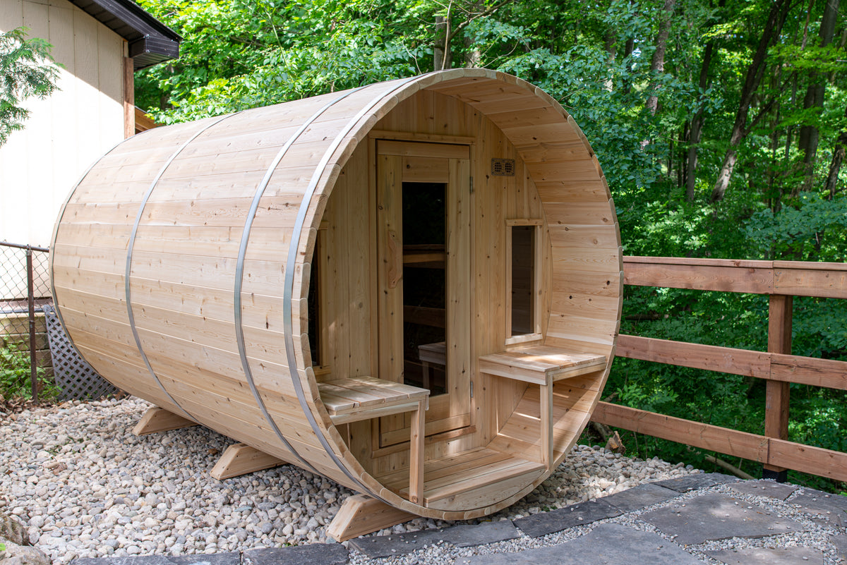 Dundalk Leisurecraft Canadian Timber Tranquility Barrel Sauna