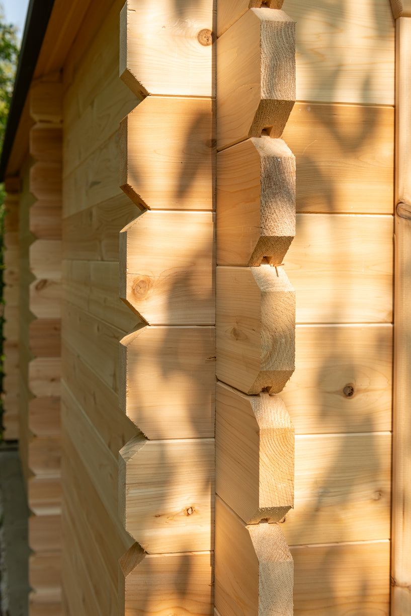 Dundalk Leisurecraft Canadian Timber Georgian Cabin Sauna with Changeroom