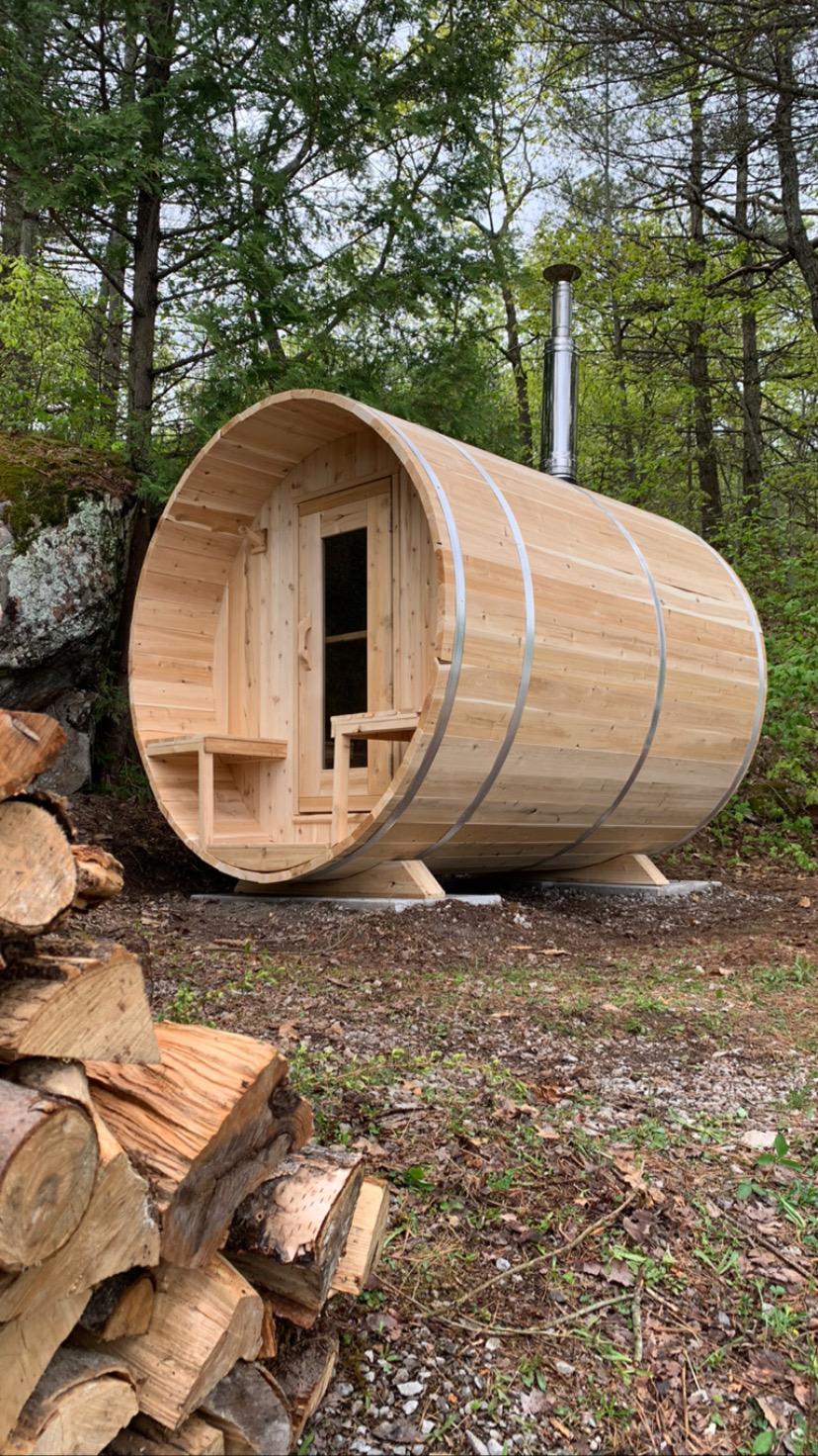 Dundalk Leisurecraft Canadian Timber Serenity Barrel Sauna