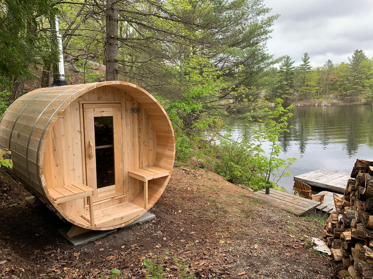 Dundalk Leisurecraft Canadian Timber Serenity Barrel Sauna