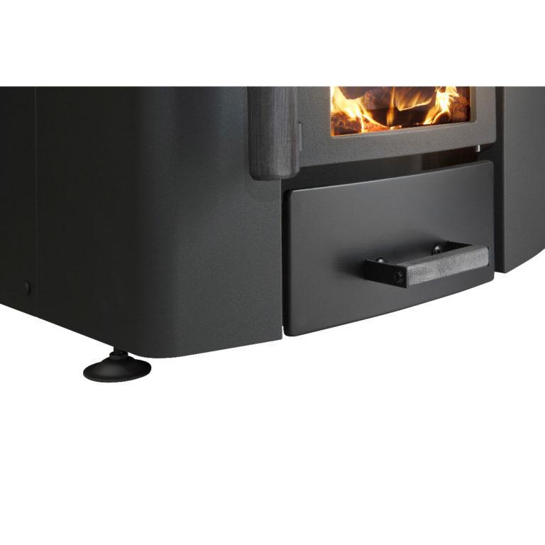 Narvi NC Black Wood Burning Heater