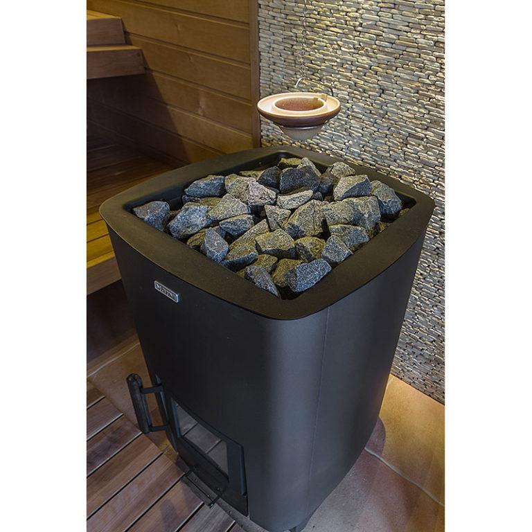 Narvi NC Black Wood Burning Heater