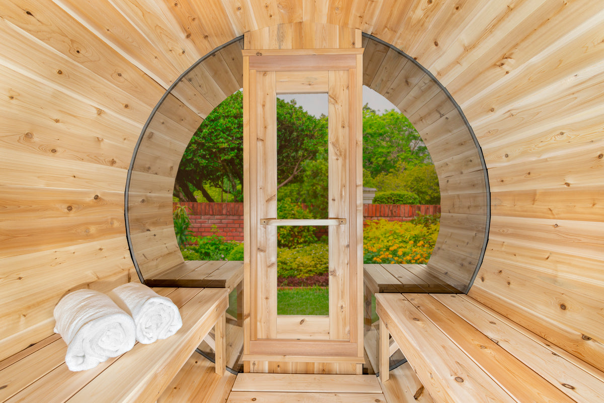 Dundalk Leisurecraft Canadian Timber Serenity MP Barrel Sauna