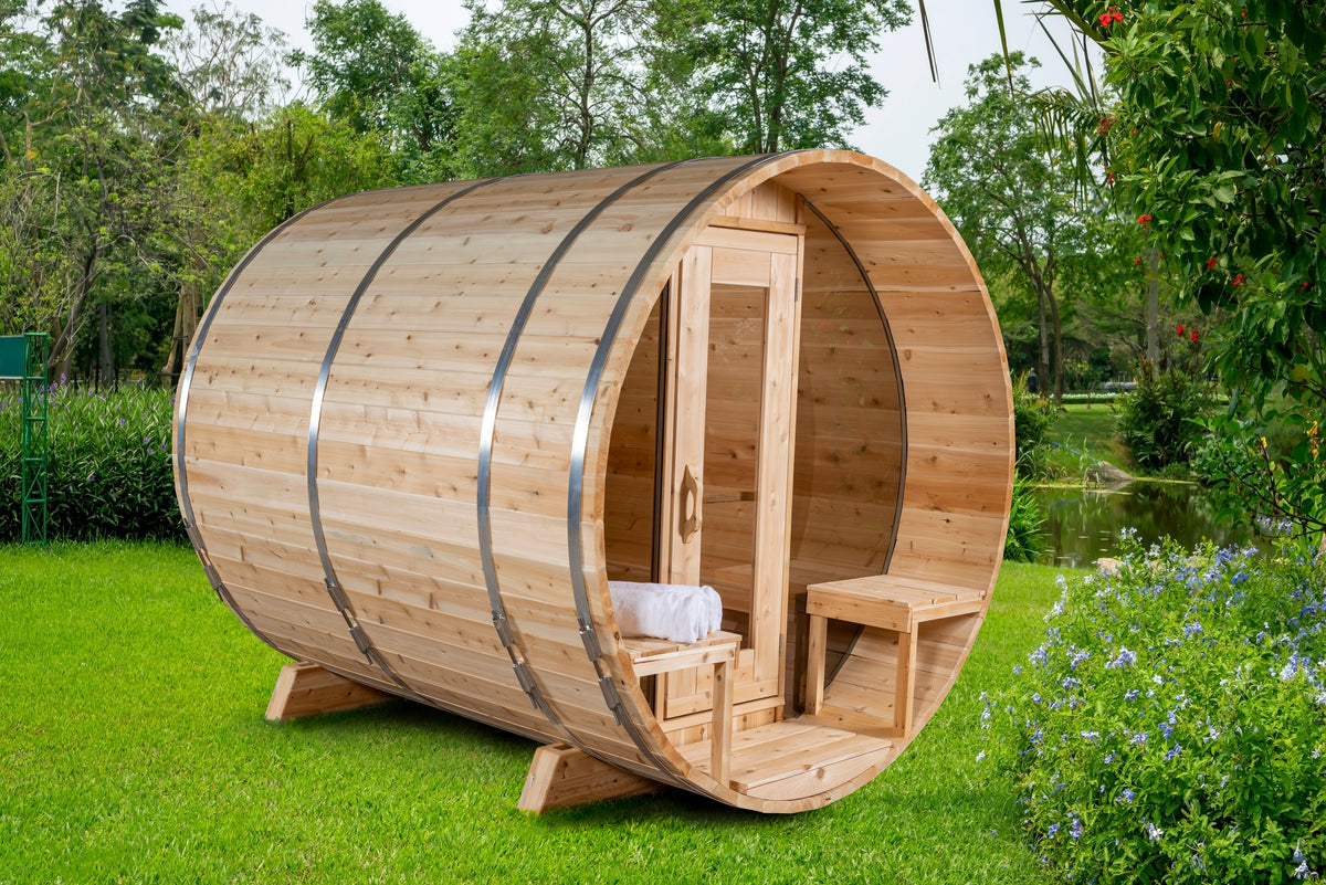 Dundalk Leisurecraft Canadian Timber Serenity MP Barrel Sauna