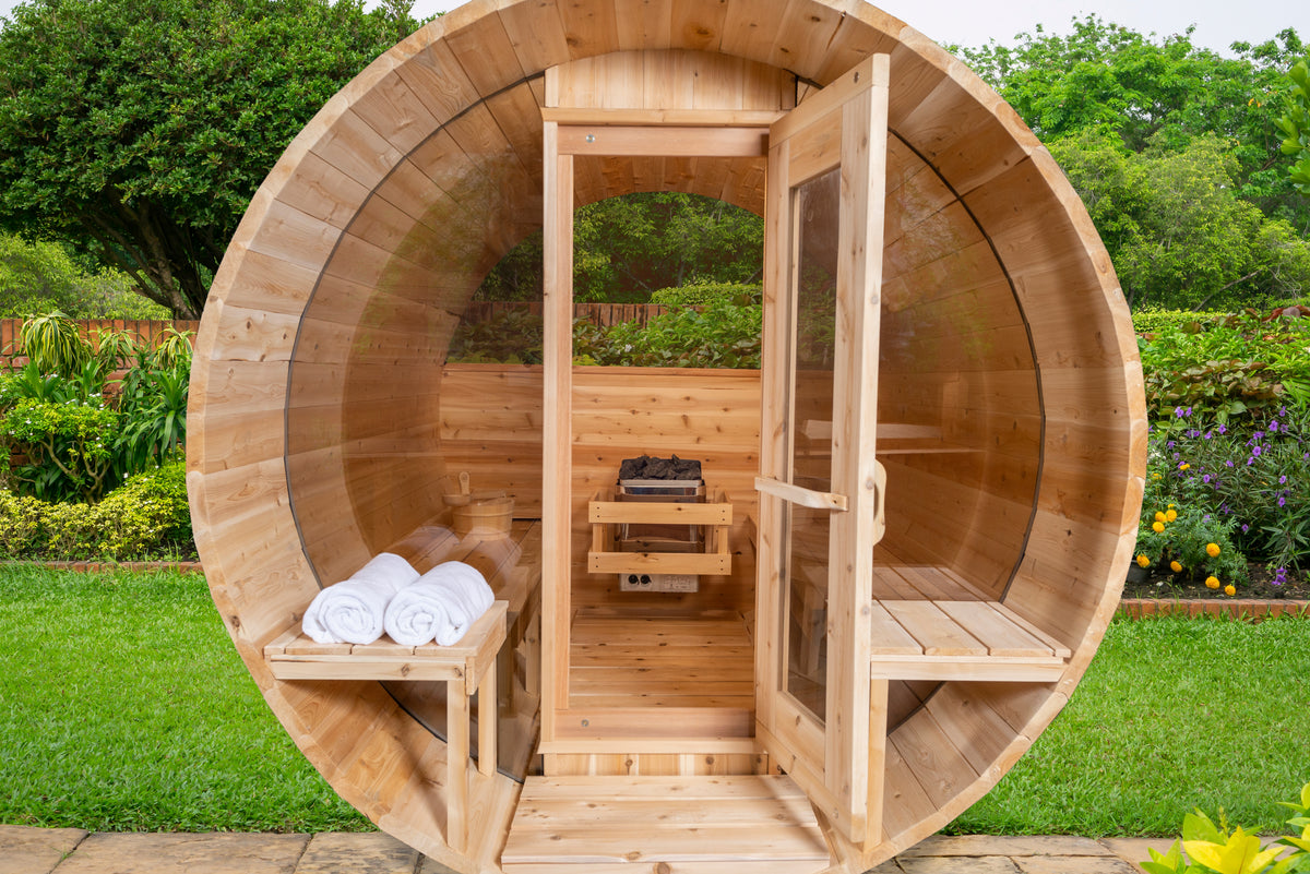 Dundalk Leisurecraft Canadian Timber Serenity MP Barrel Sauna