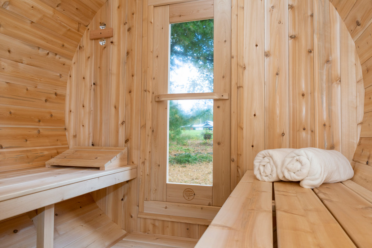 Dundalk Leisurecraft Canadian Timber Serenity Barrel Sauna